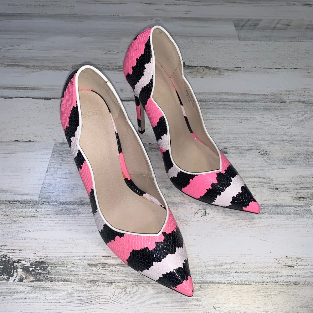 ASOS | Snakeskin Perfect Day Pointed High Heel